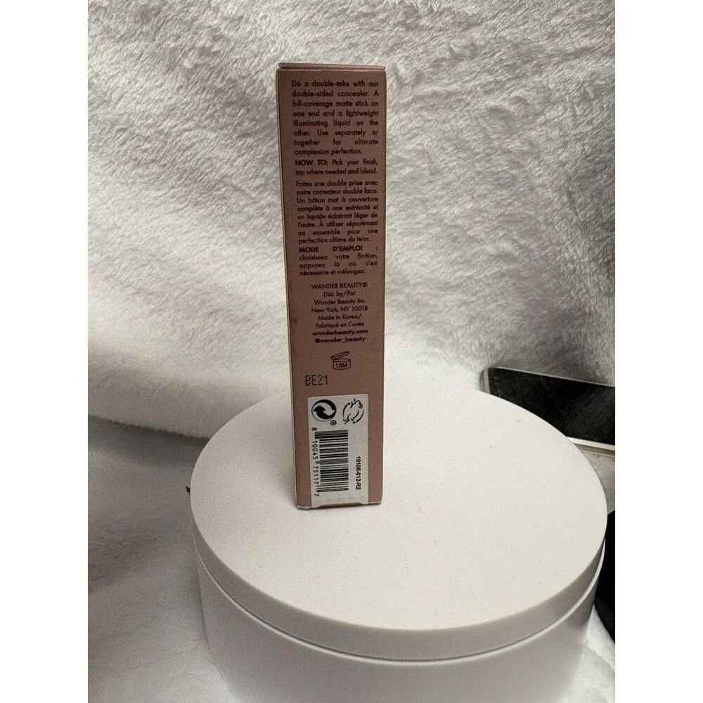Wander Beauty Dualist Matte & Illuminating Concealer Tan Rich New In Box